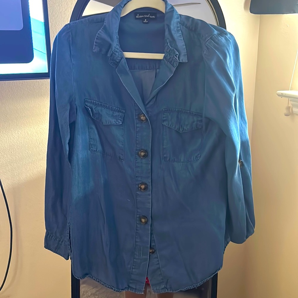 Jean shirt long sleeve